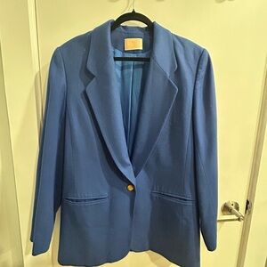 Pendleton Women’s Single-Button Royal Blue Blazer